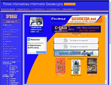 Tablet Screenshot of geo.edu.pl