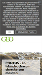 Mobile Screenshot of geo.fr